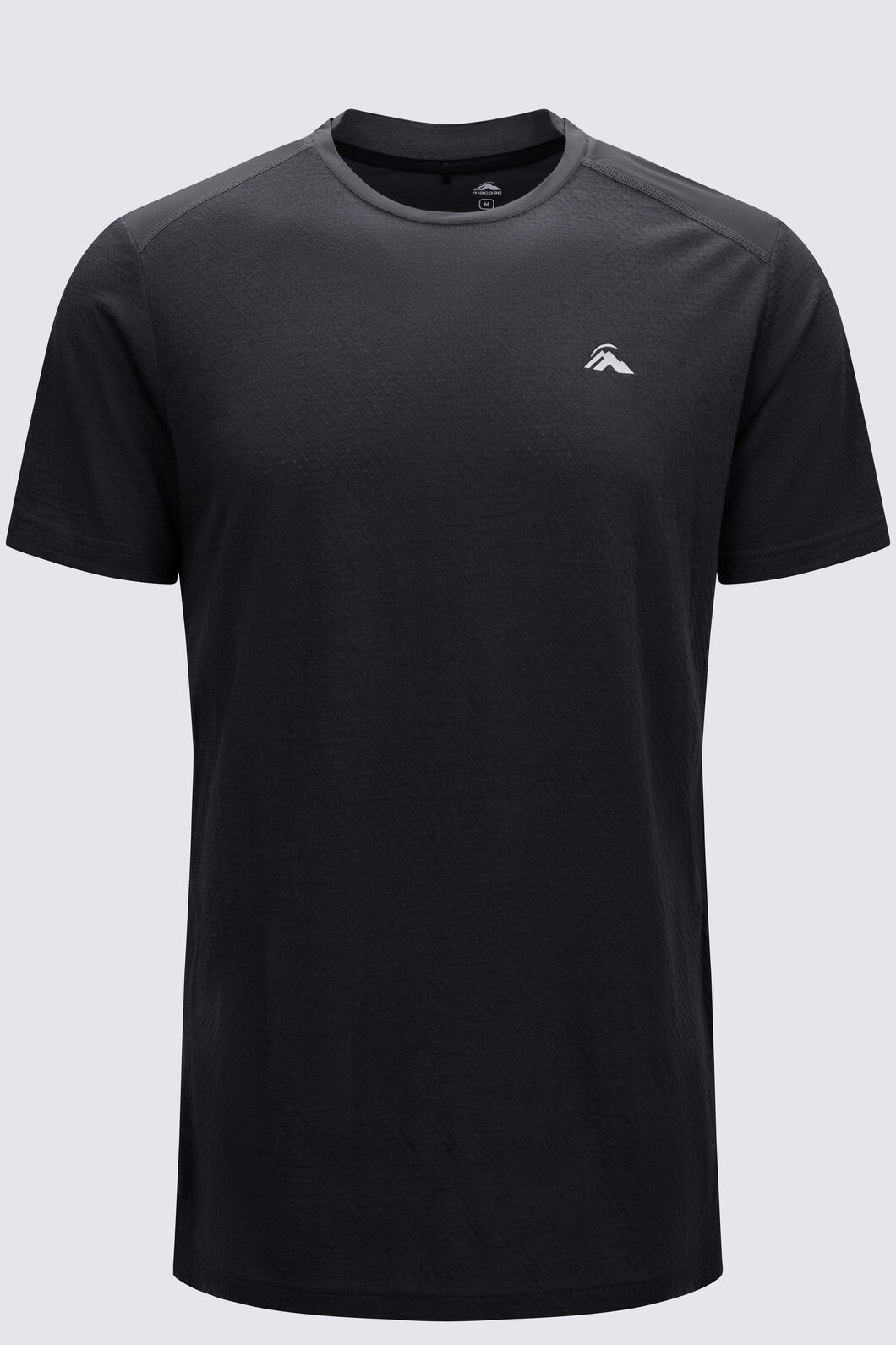 Macpac Men's Mason Merino Tech T-Shirt, Black, hi-res