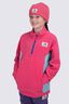 Macpac Kids' Heritage Fleece Pullover, Honeysuckle/Dusty Turquoise, hi-res