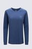 Macpac Women's Vintage Embroidered Fairtrade Organic Cotton Long Sleeve T-Shirt, Oceana Marle, hi-res