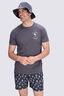 Macpac Men's Swim Short, Palm Print, hi-res
