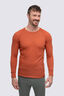 Macpac Men's Geothermal Long Sleeve Top, Burnt Brick, hi-res