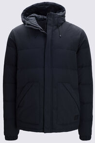 Macpac Men's Station Down Jacket, Black, hi-res