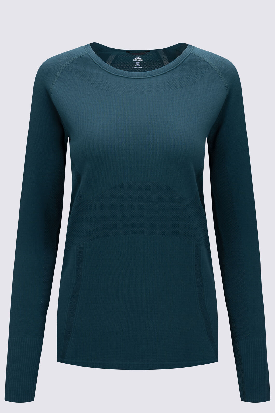Macpac Women's Limitless Long Sleeve T-Shirt, Deep Teal, hi-res