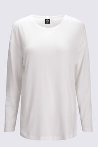 Macpac Women's Long Sleeve Modal T-Shirt, Blanc de Blanc Macpac Women's Long Sleeve Modal T-Shirt, Blanc de Blanc, hi-res