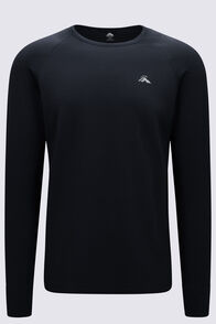 Macpac Men's Limitless Repreve®  Long Sleeve T-Shirt, Black, hi-res