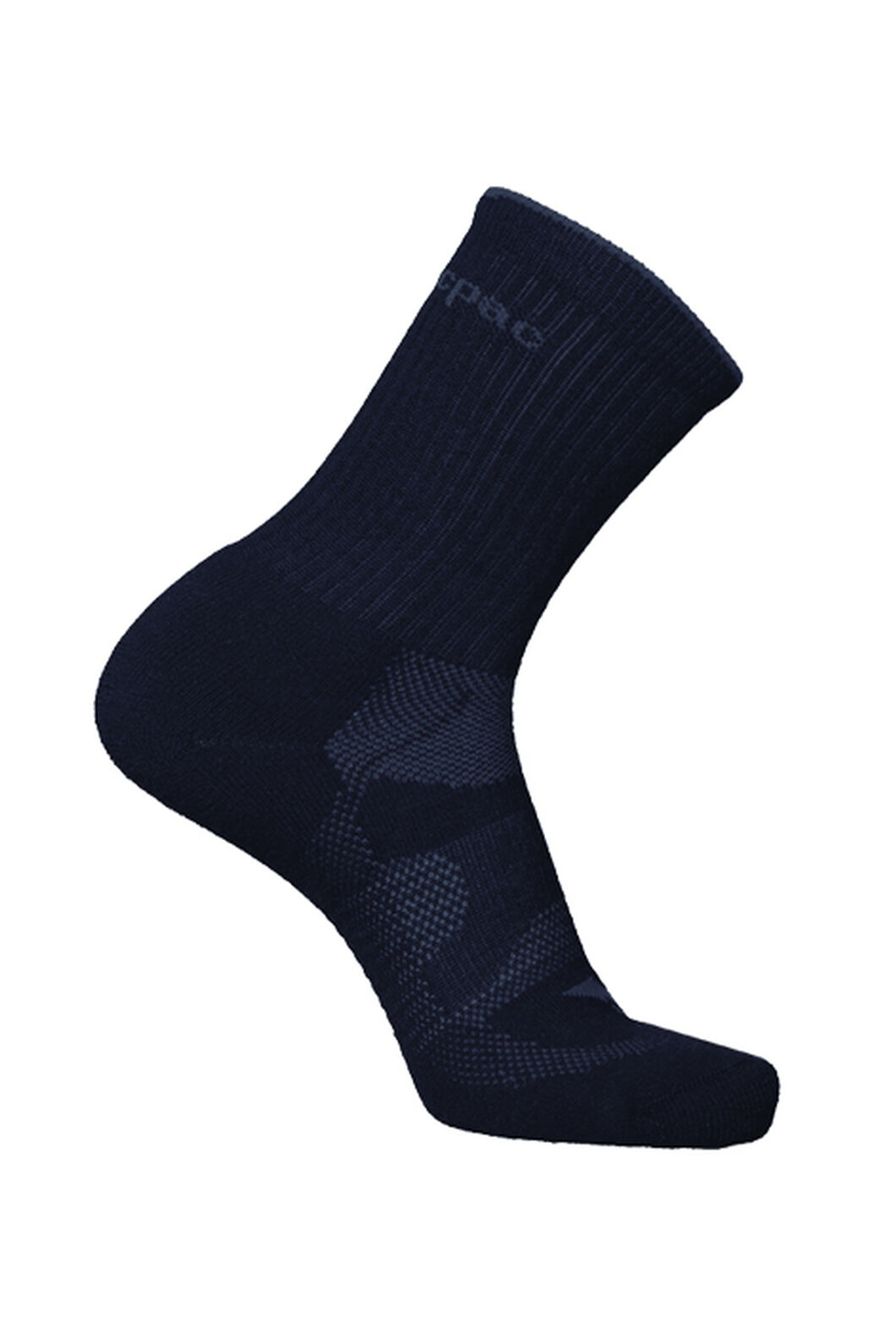 Macpac Merino Crew Sock, Navy/Navy, hi-res