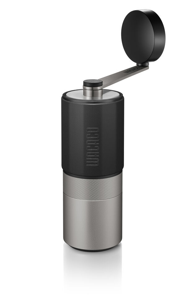 Wacaco Exagrind Coffee Grinder, Silver/Black