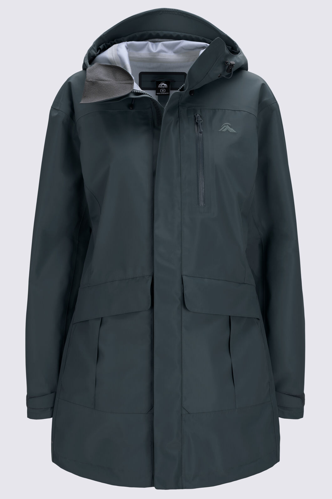 Macpac Women's Copland Raincoat, Black, hi-res