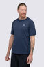 Macpac Men's Limitless Repreve&reg;  Short Sleeve T-Shirt, Navy, hi-res