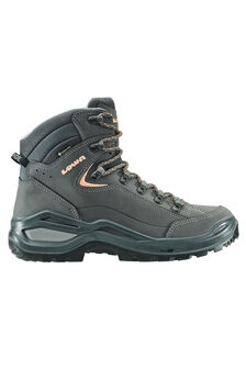 LOWA Women's Renegade Evo GTX&reg; Mid Wide Hiking Boots, Graphite/Apricot