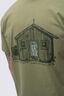 Macpac Men's Cameron Hut Fairtrade Organic Cotton Short Sleeve T-Shirt, Oil Green, hi-res