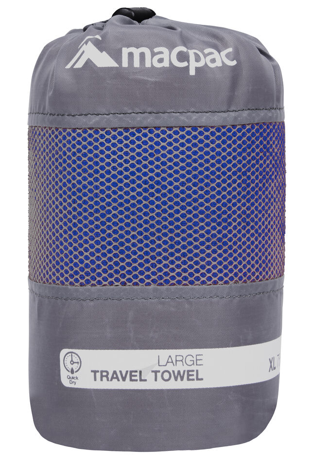 Macpac Travel Towel Large, Sodalite Blue, view 1