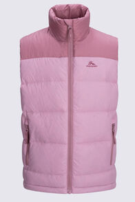 Macpac Kids' Halo Down Vest, Deco Rose/Foxglove, hi-res