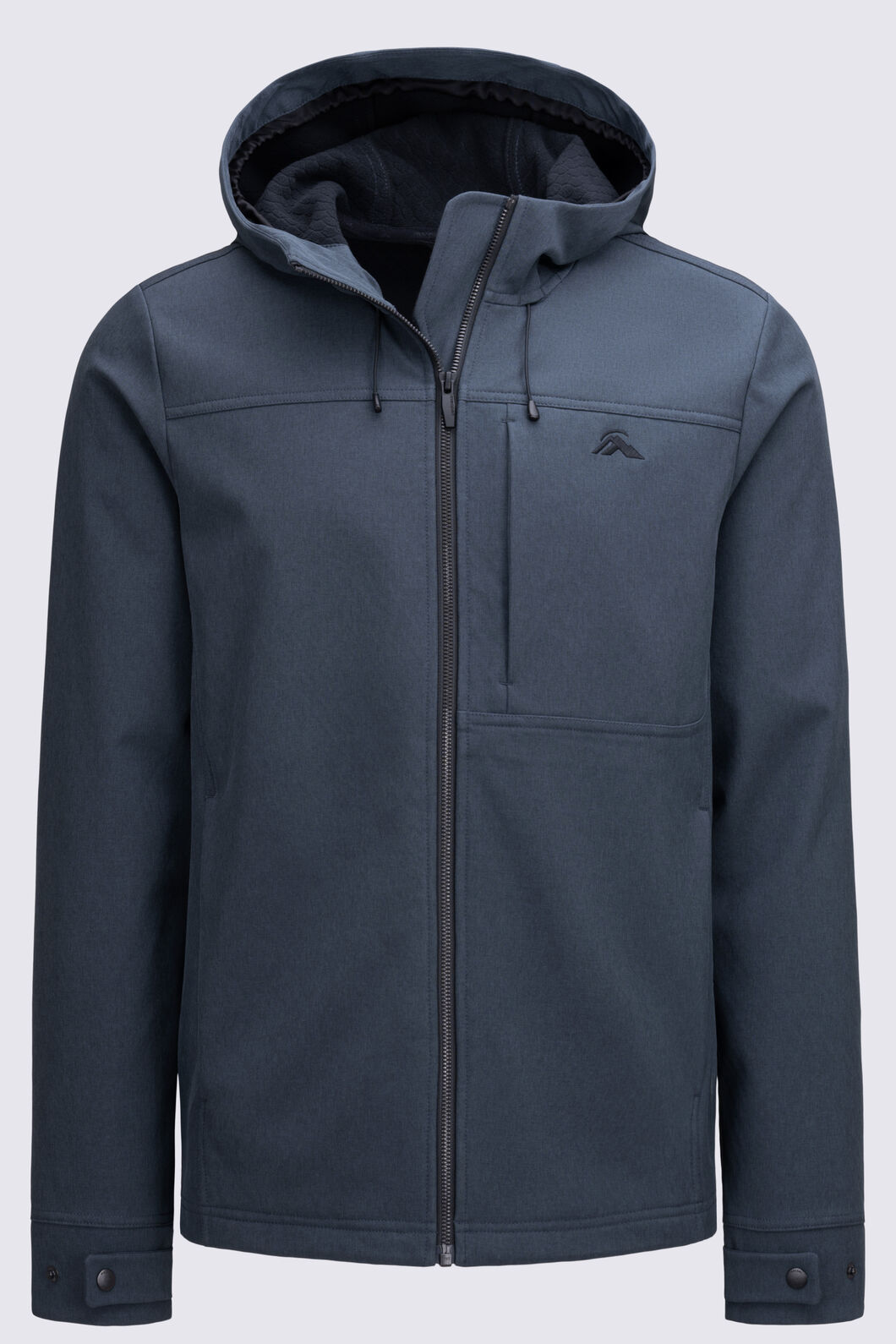 Macpac Men's Chord Hooded Softshell Jacket, Black, hi-res