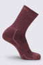 Macpac Fully Cushioned Hiking Sock, Nocturne/Wistful Mauve, hi-res