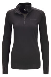 Macpac Women's Kauri 280 Merino Pullover, Black, hi-res