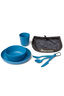 Sea to Summit Camp Dinnerware Set w/ Mesh Sack - [6 Piece] Cabbage, Blue, hi-res