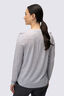 Macpac Women&rsquo;s Orton Merino Blend Long Sleeve Crew, Cosmic Sky Marle, hi-res