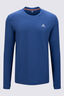 Macpac Men's brrr&deg; Long-Sleeve T-Shirt, Navy Peony, hi-res