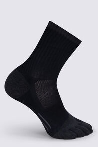 Macpac Trail Toe Sock V2, Black, hi-res