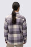 Macpac Women's Alma Fleece Lined Shirt, Rabbit Check, hi-res