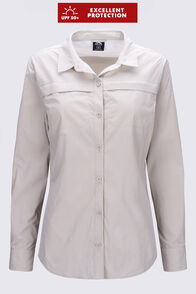 Macpac Women's brrr° Long Sleeve Shirt, Peyote, hi-res