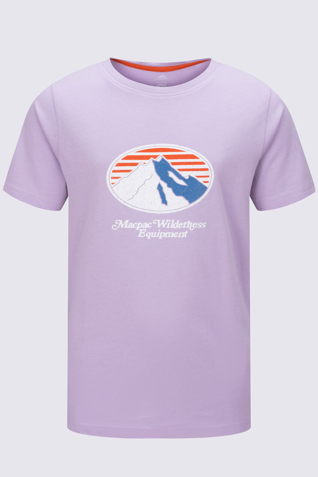 Macpac Kids' Wilderness Equipment Fairtrade Organic Cotton Short Sleeve T-Shirt, Fair Orchid, hi-res