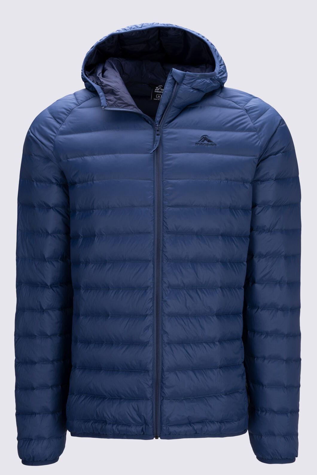 Macpac Men's Uber Light Hooded Down Jacket, Insignia Blue/Baritone Blue, hi-res