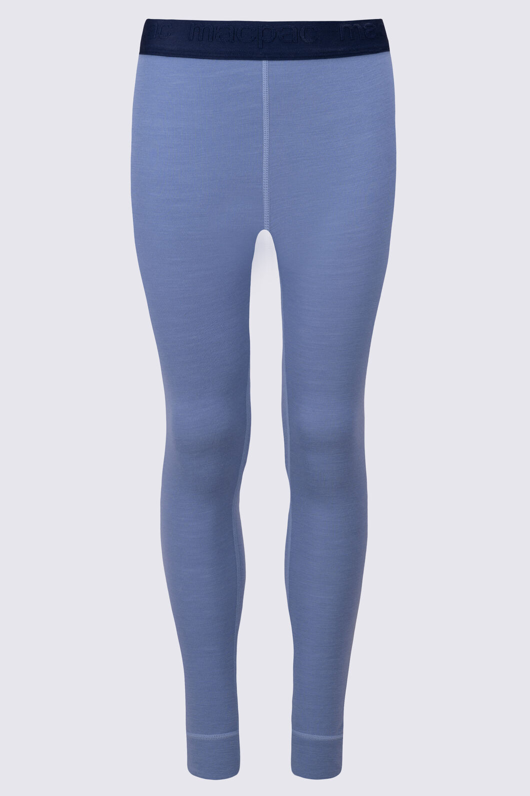 Macpac Kids' 220 Merino Long Johns, Stonewash, hi-res