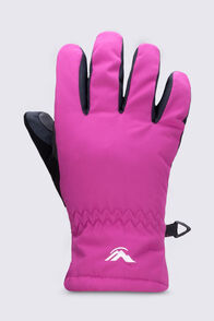 Macpac Kids' Spree Snow Glove, Festival Fuchsia, hi-res