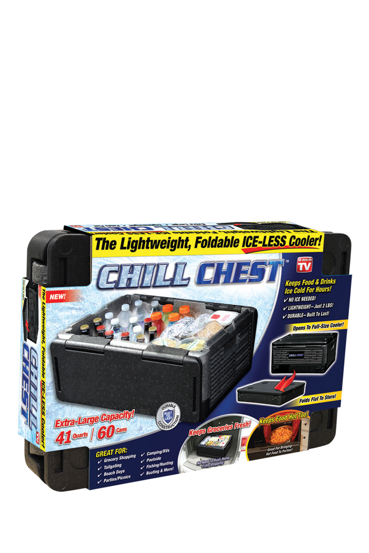 ST 様 Chill Chest Flat Ice Chest Foldable Insulated Chill Chest