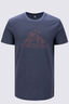 Macpac Men&rsquo;s Logo Merino 180 T-Shirt, India Ink, hi-res
