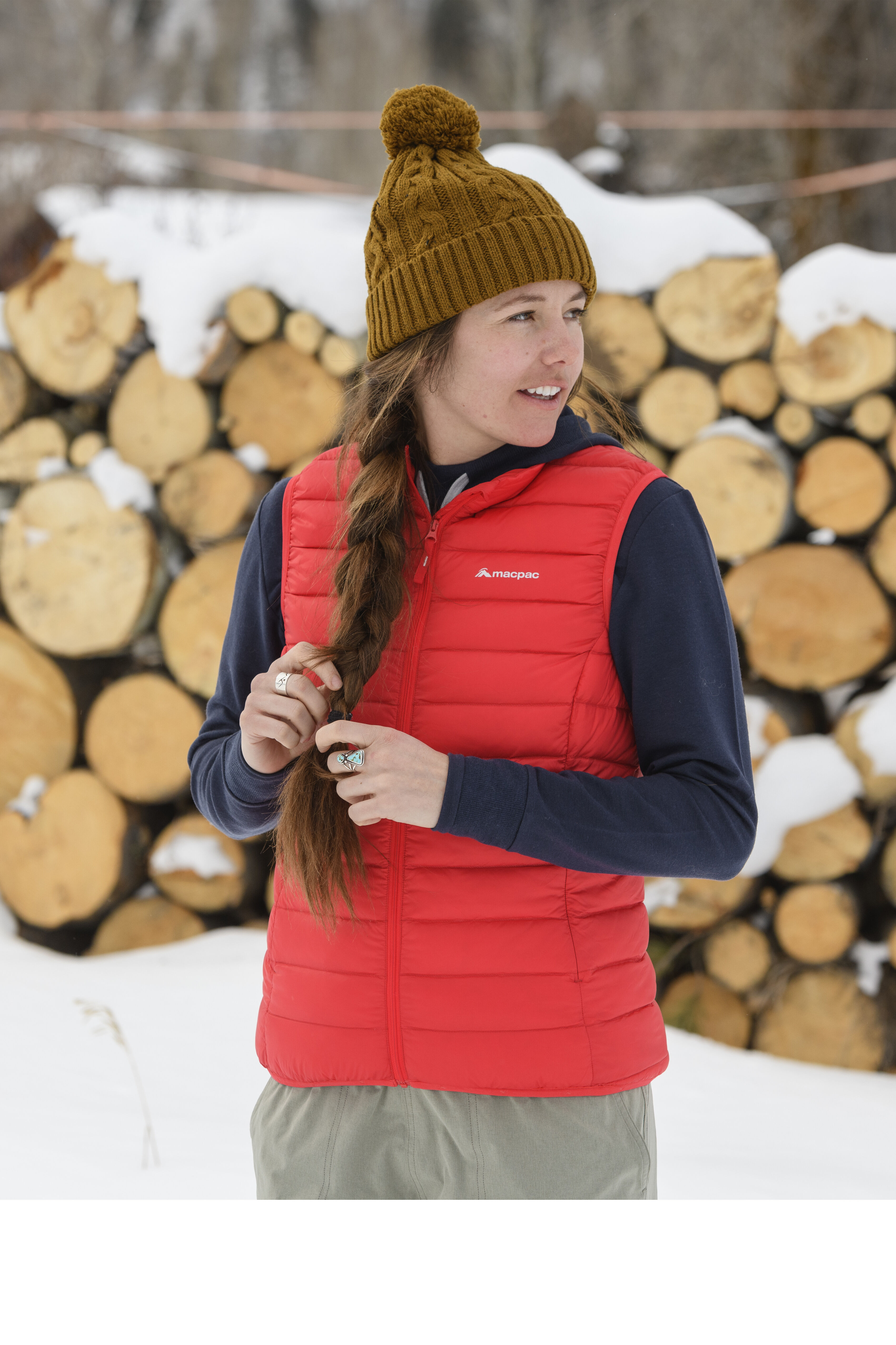 macpac uber light down vest