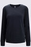 Macpac Women's 280 Merino Blend Long Sleeve Crew, BLACK MARLE, hi-res