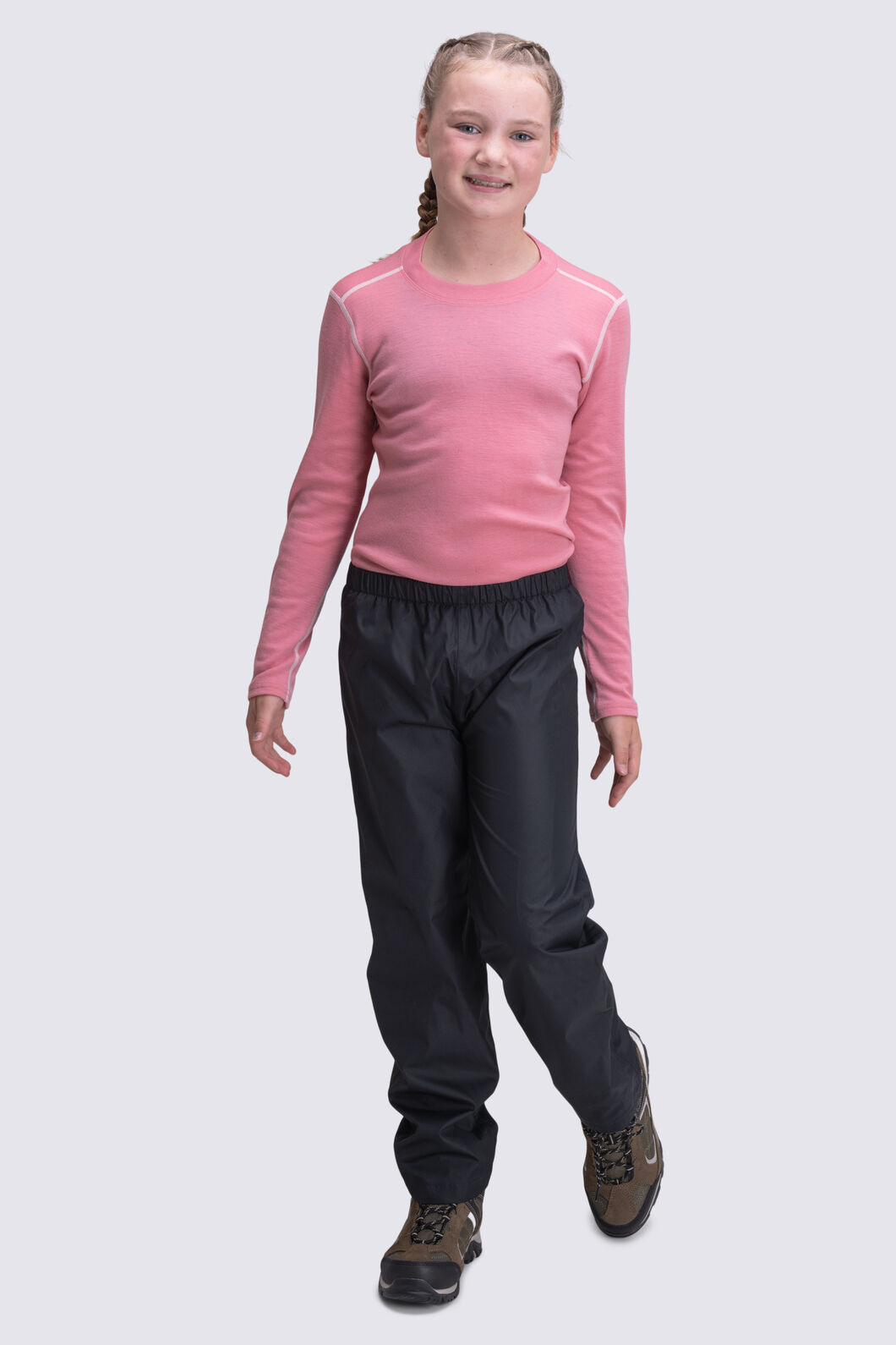 Pantalon De Randonnée Macpac Pour Enfant, Taille 4 Ans, Noir, Imperméable Et Super Léger, Parfait Pour L'école Ou Les Voyages