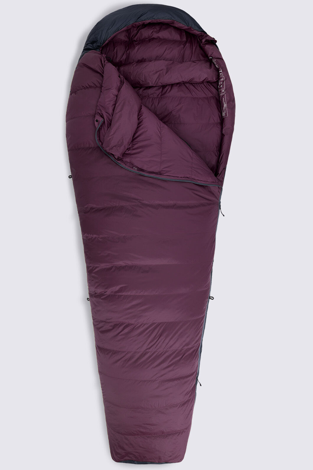 Macpac Women's Dusk 750 Down Sleeping Bag (-4&deg;C), Fig, hi-res