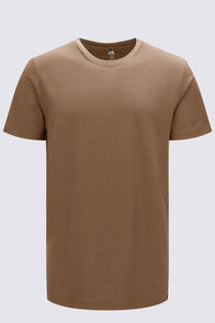 Macpac Men's Lyell 180 Merino T-Shirt, Kangaroo, hi-res