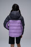Macpac Kids' Halo Hooded Down Jacket, Asphalt/African Violet, hi-res