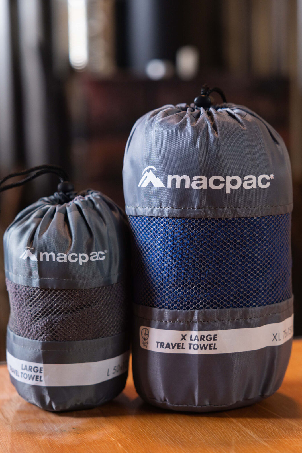 Macpac Travel Towel Large, Black, hi-res