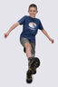 Macpac Kids' Wilderness Equipment Fairtrade Organic Short Sleeve T-Shirt, Oceana, hi-res