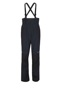 Macpac Women's Barrier Bib Rain Pants, Black, hi-res