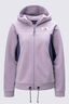 Macpac Women's Heritage Windproof Fleece Jacket, Seafog/Loganberry, hi-res