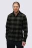 Macpac Men's Sutherland Slim Flannel Shirt, Forest Night Check, hi-res