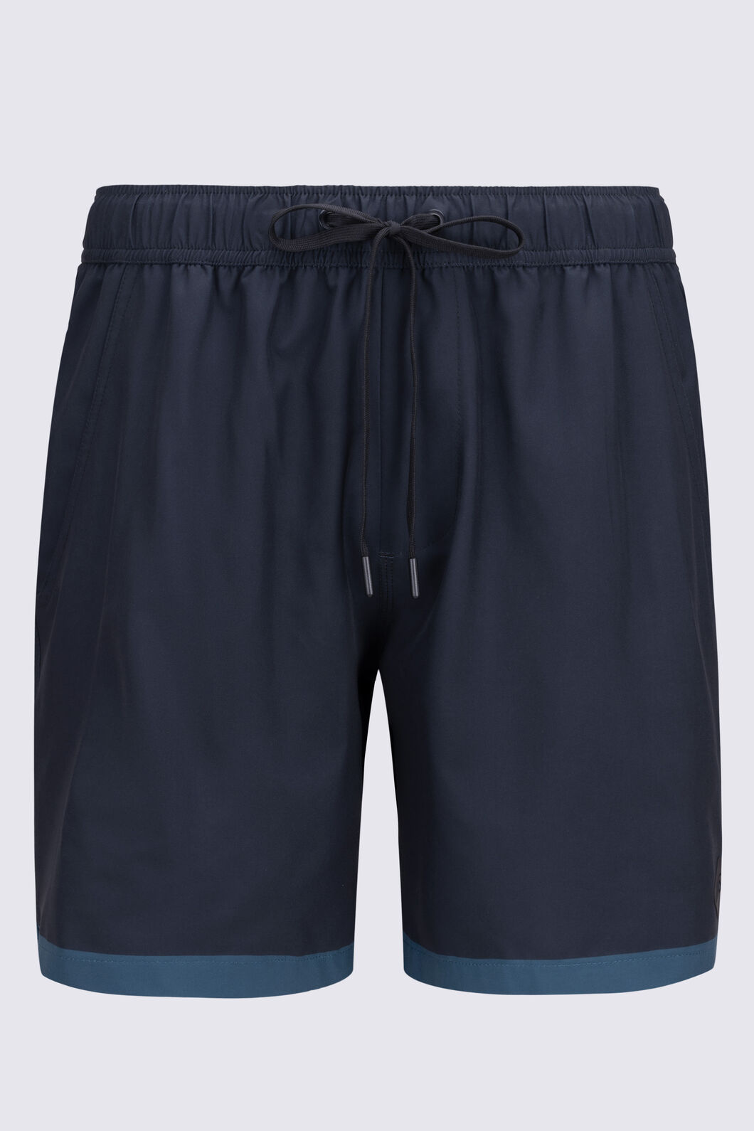 Macpac Men's Brighton 6" Boardshorts, Black/Reflecting Pond, hi-res