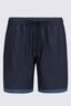 Macpac Men's Brighton 6" Boardshorts, Black/Reflecting Pond, hi-res