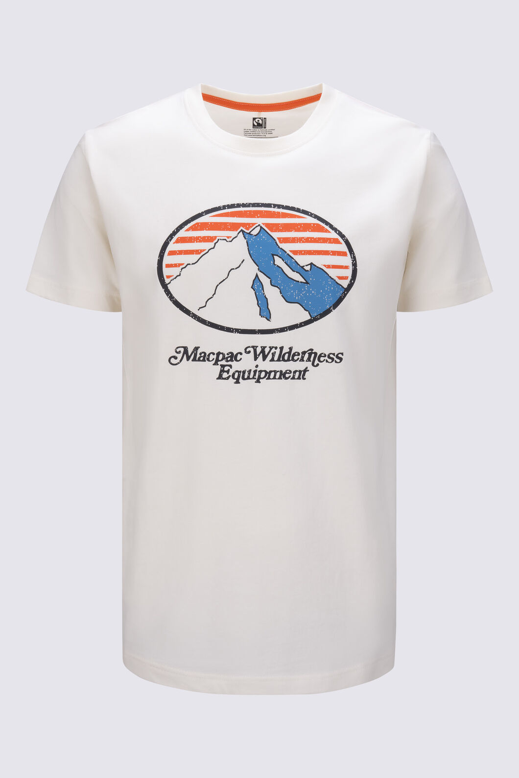 Macpac Men&rsquo;s Wilderness Equipment T-Shirt, Tofu, hi-res