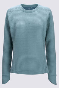 Macpac Women's Capsule Crew, Mineral Blue, hi-res