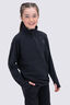 Macpac Kids' Ruru Fleece Pullover, Black, hi-res