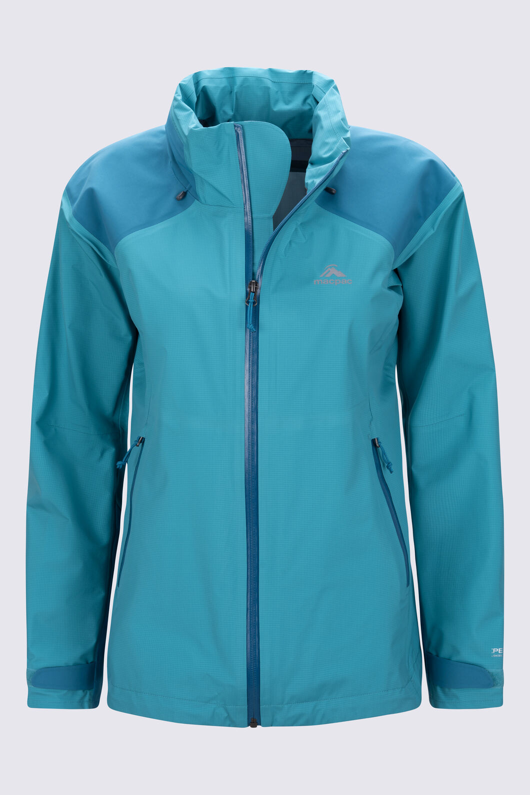 Macpac Women's Traverse Rain Jacket, Lake Blue/Ocean Depths, hi-res