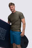 Macpac Men's Saunders 9" Boardshorts, Moroccan Blue, hi-res